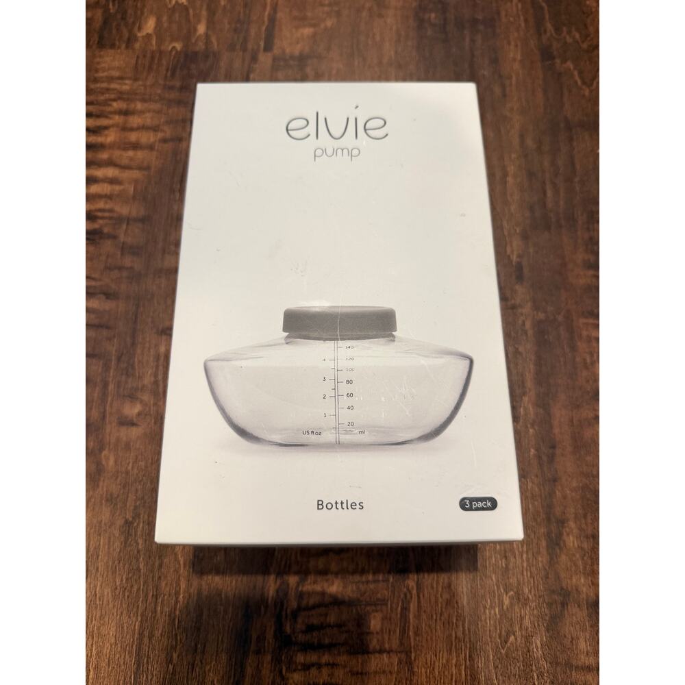 Elvie pump 5 oz bottles and lids